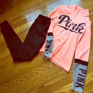 Victoria’s Secret PINK Popover + OffBrand Leggings